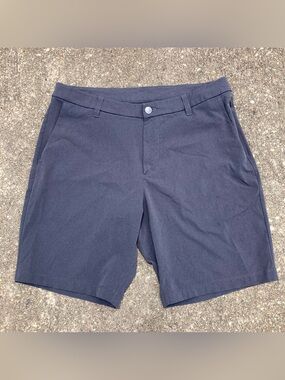 Lululemon Commission Shorts 9” Mens 34 Golf Chino Warpstreme Performance M7ARXS